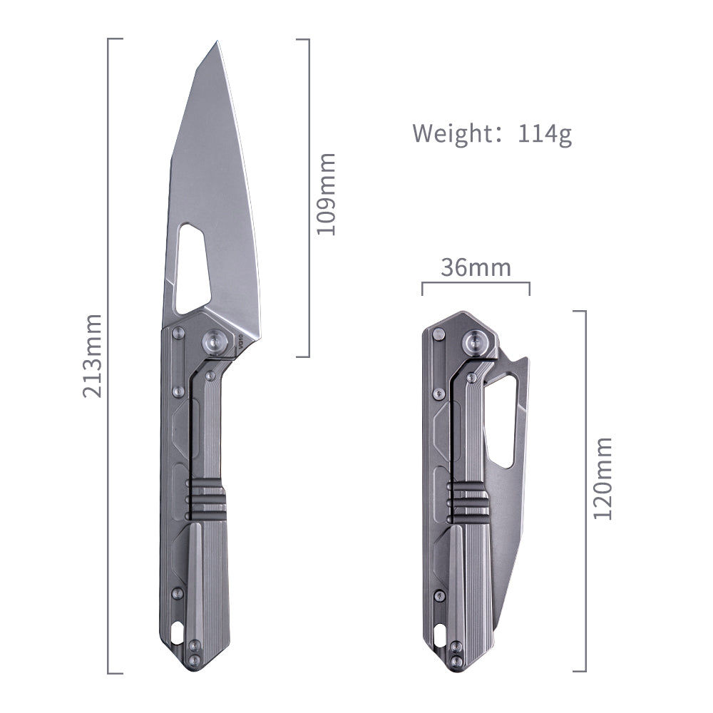 TACRAY Frame Locking Folding Knife